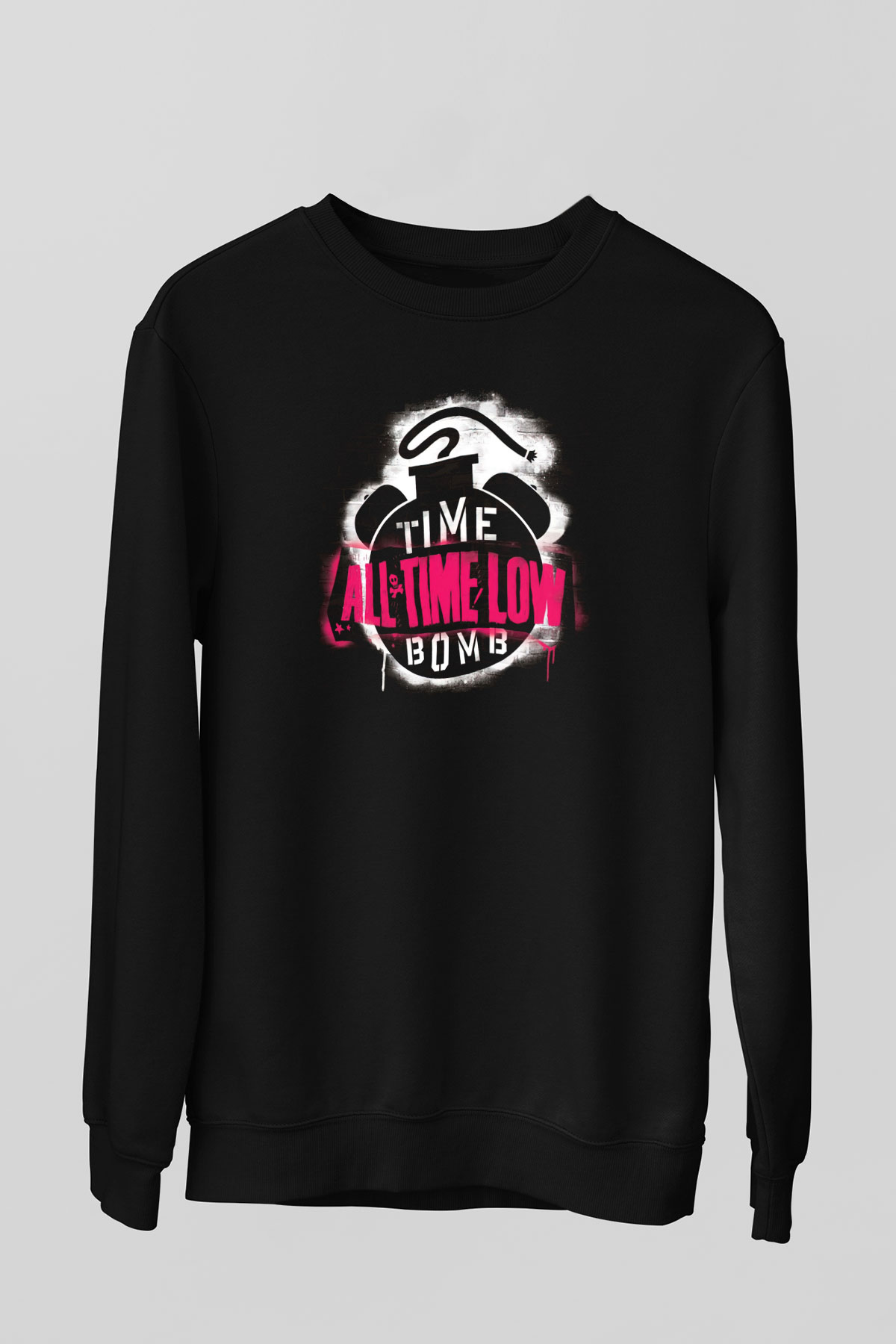 All Time Low Siyah Unisex Sweatshirt
