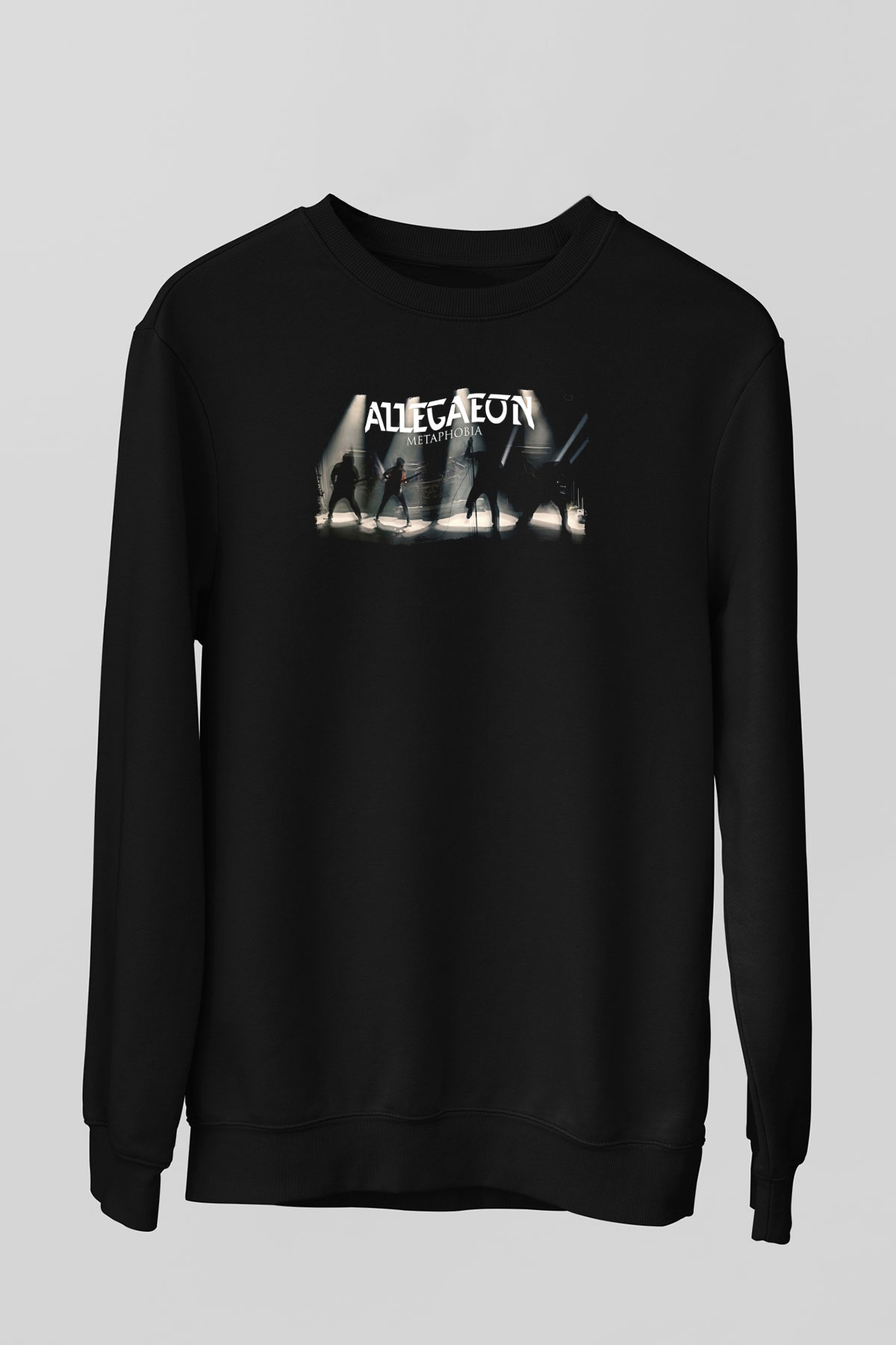 Allegaeon Baskılı Unisex Siyah Sweatshirt