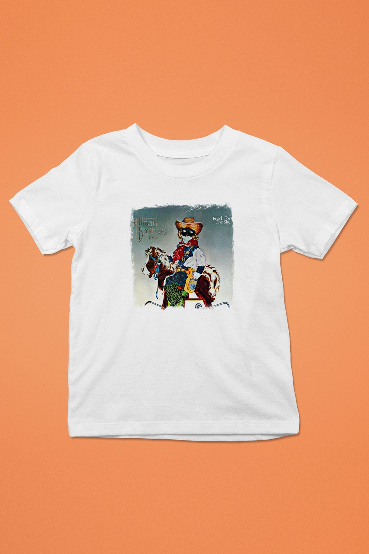Allman Brothers Band Baskılı Unisex Beyaz Çocuk Tişört