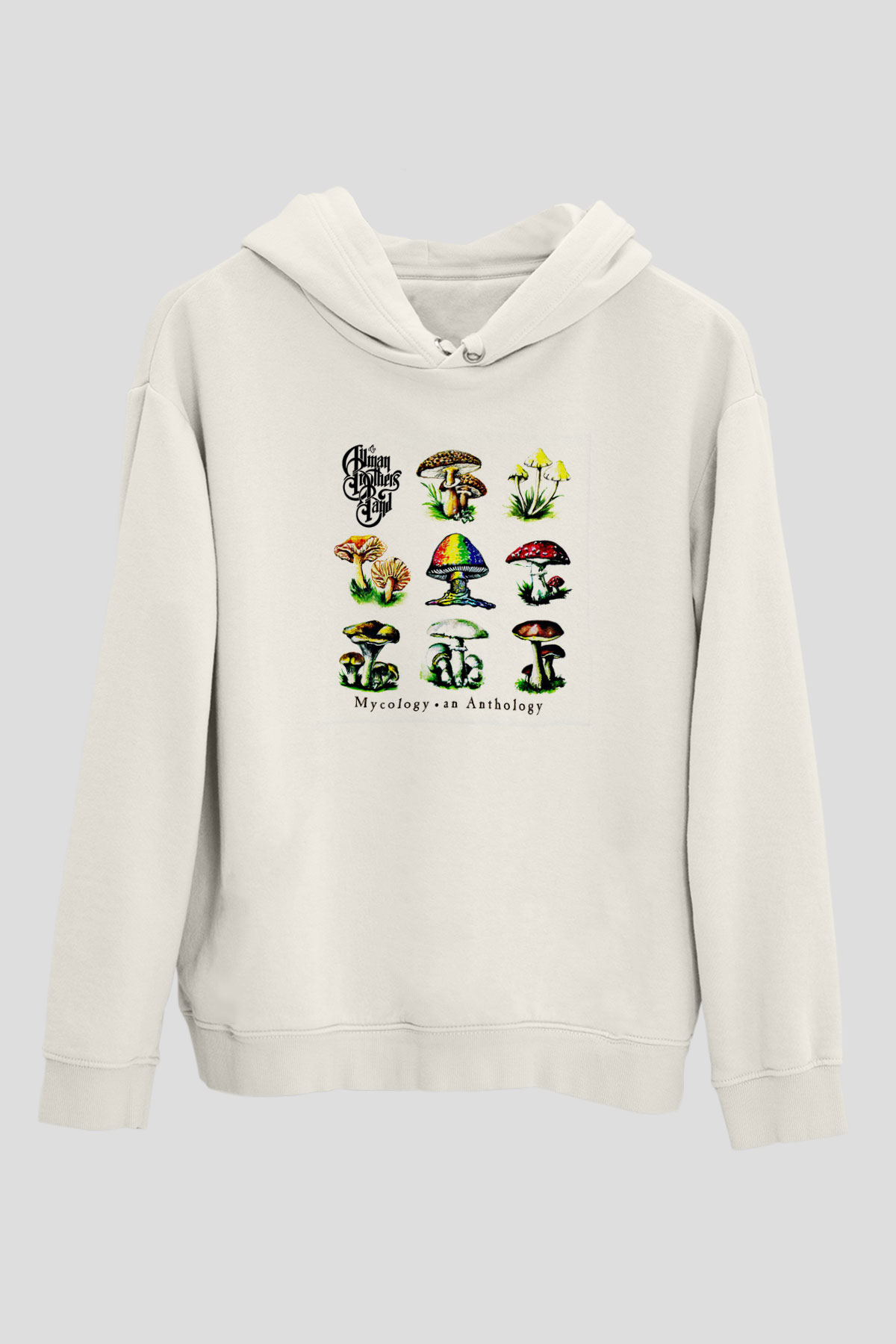 Allman Brothers Band Baskılı Unisex Beyaz Hoodie