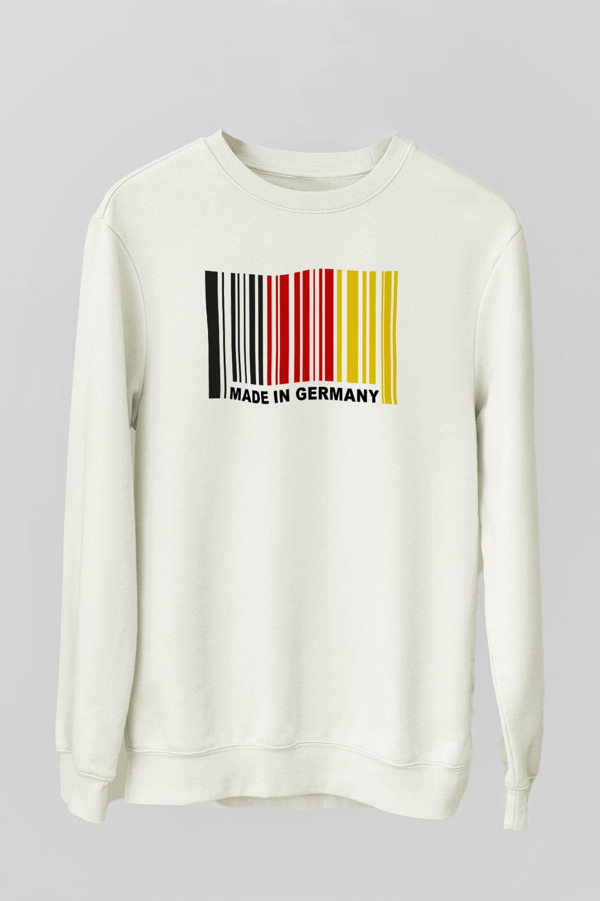 Almanya Beyaz Unisex Sweatshirt