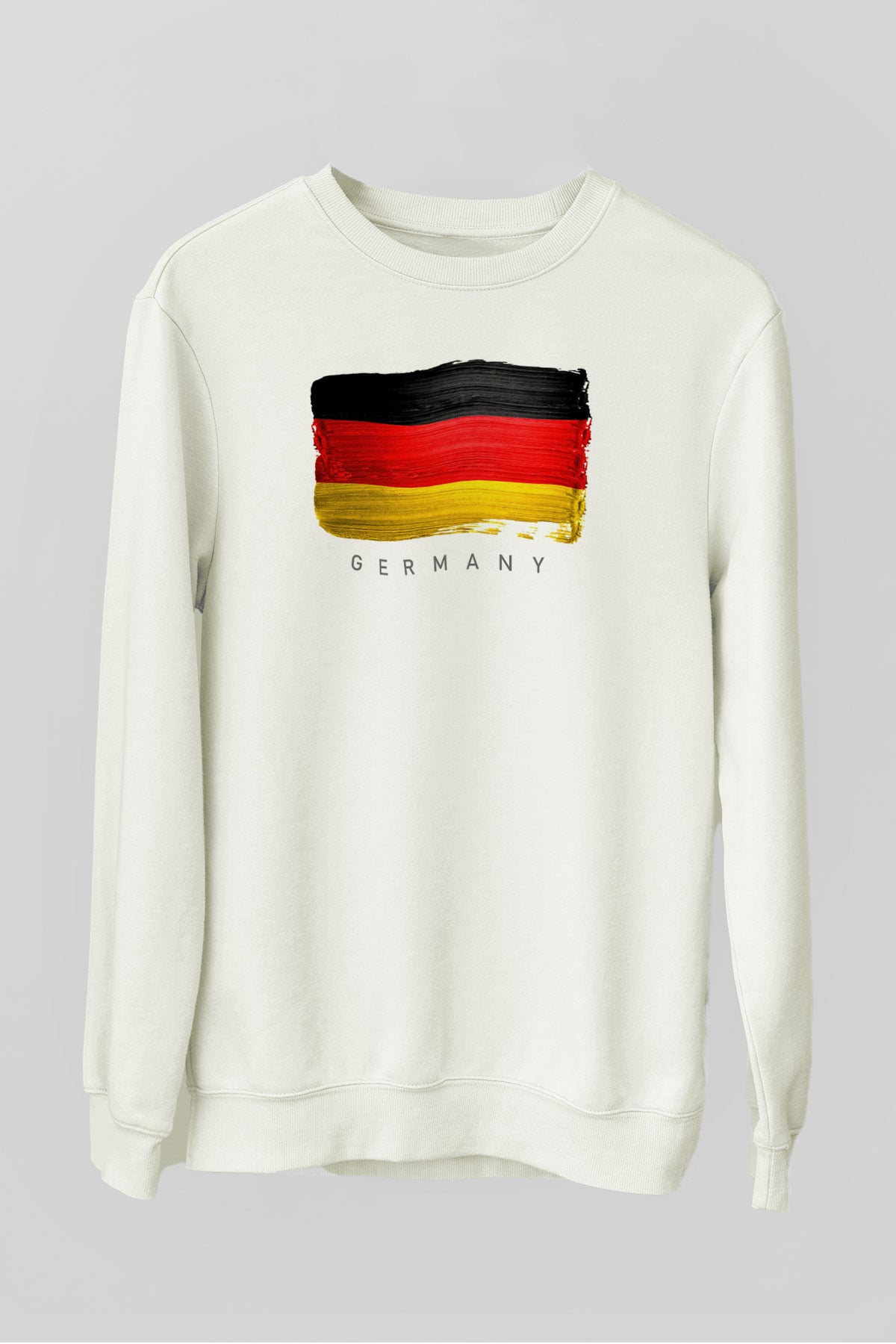 Almanya Beyaz Unisex Sweatshirt