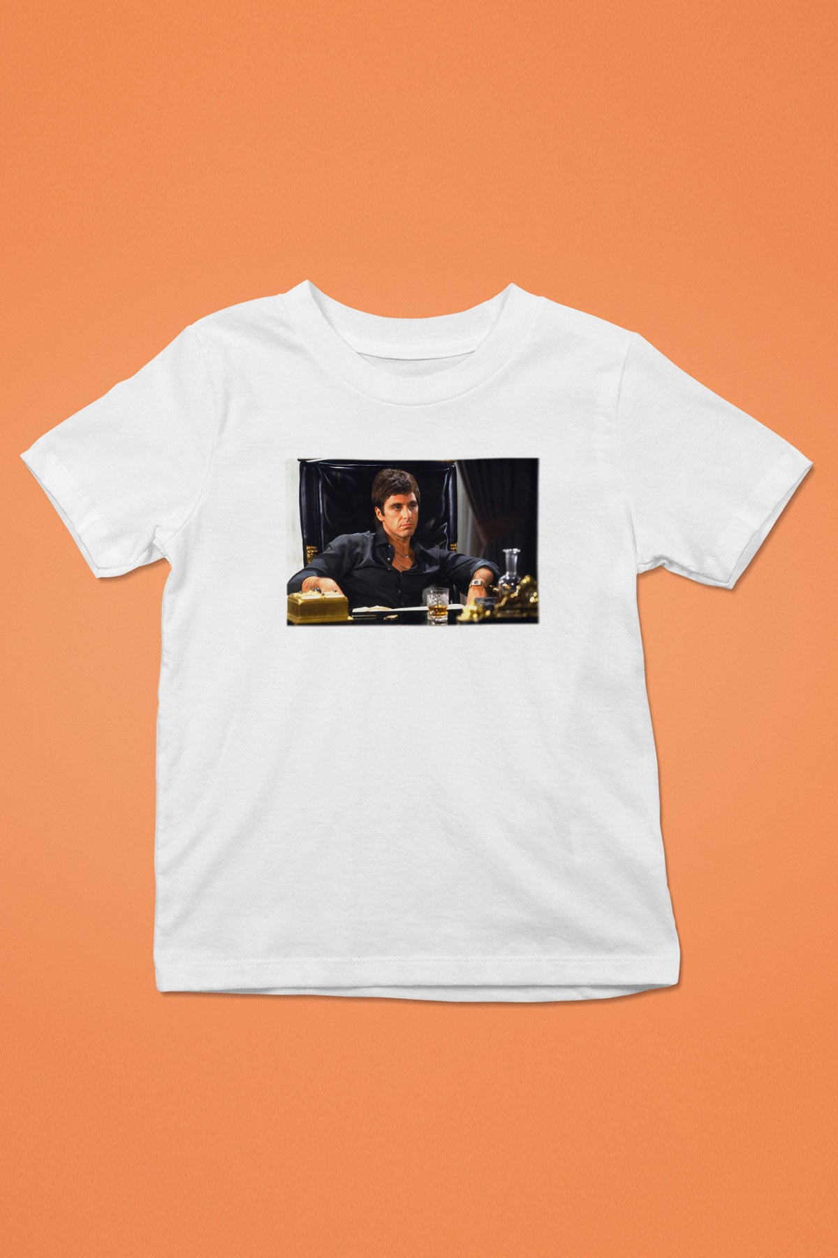 Alpacino Baskılı Beyaz Unisex Çocuk Tişört