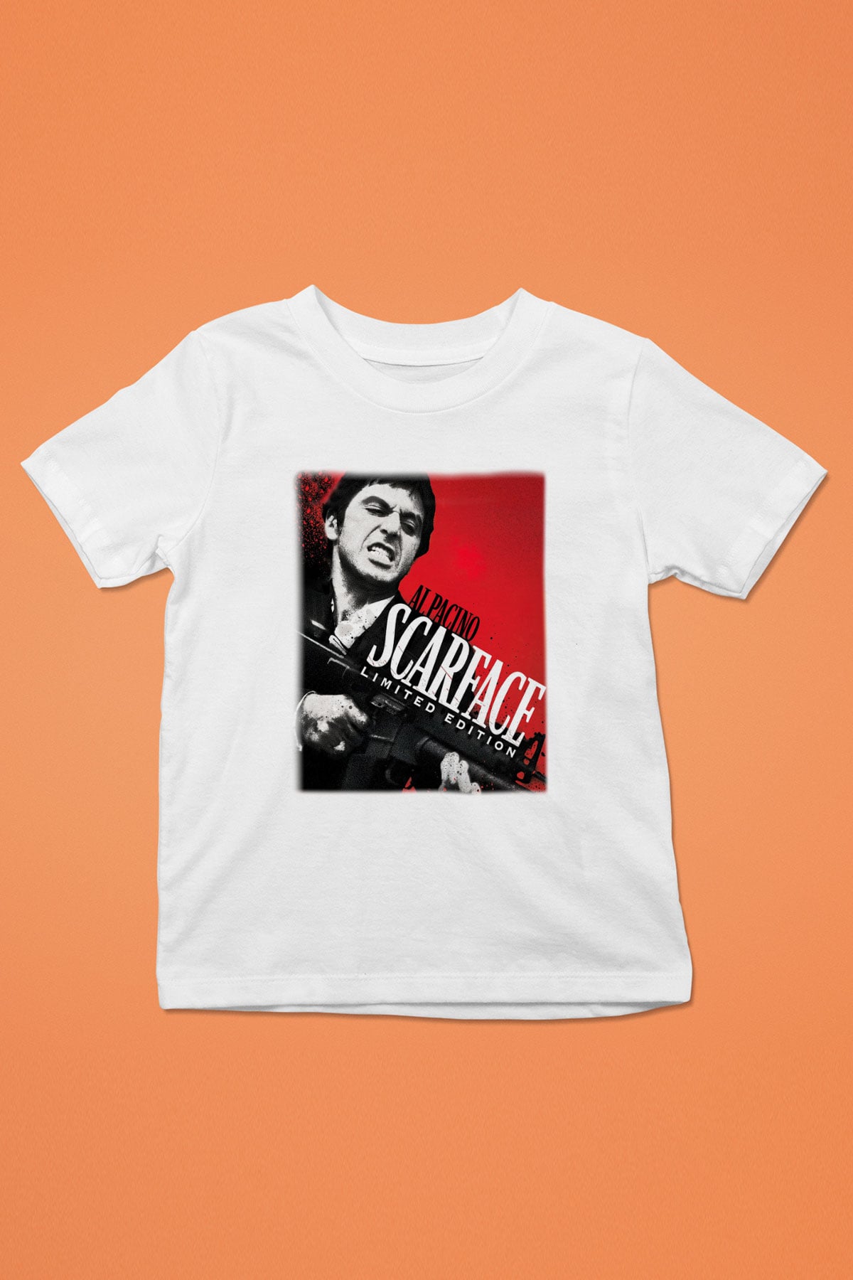 Alpacino Scarface Limited Edition Baskılı Beyaz Unisex Çocuk Tişört