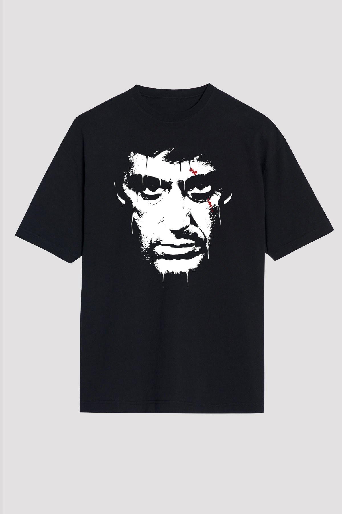 Alpacino Siyah Unisex Oversize Tişört T-Shirt