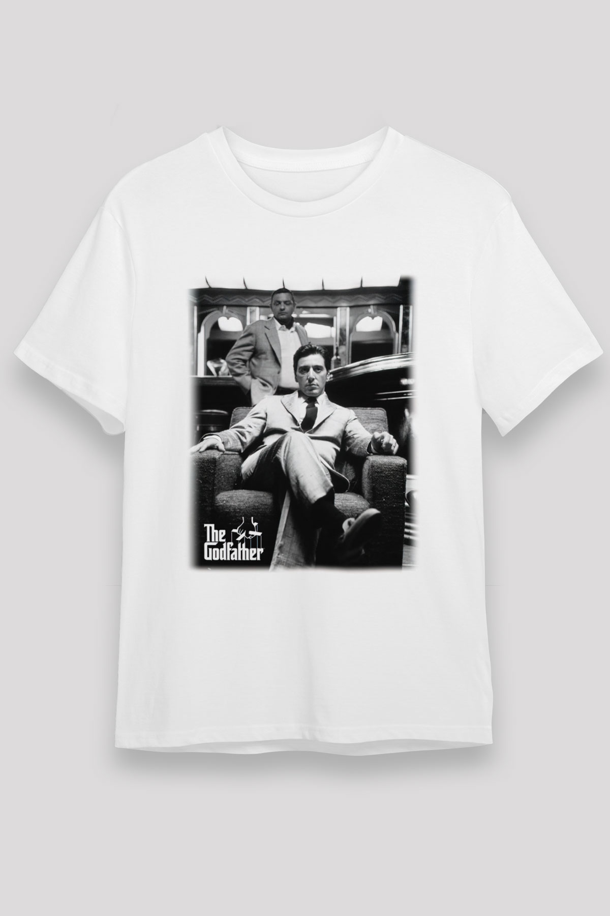 Alpacino The Godfather White Unisex Tee - STREETWEAR