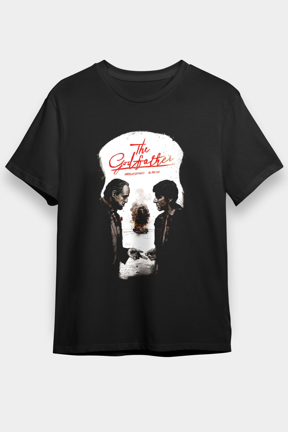 Alpacino The Godfather Black Unisex Tee - STREETWEAR