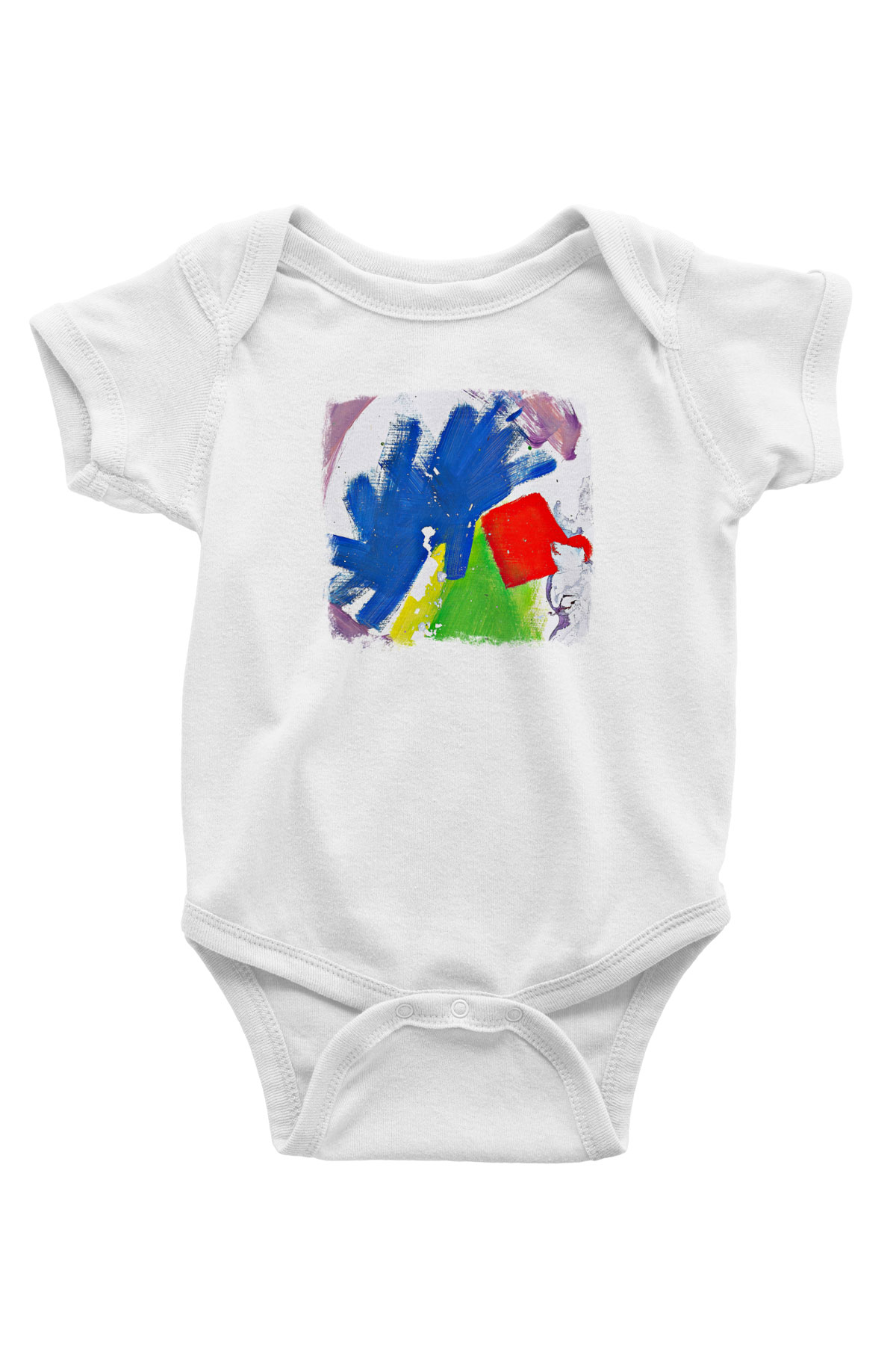 Alt-J Baskılı Unisex Beyaz Bebek Body - Zıbın