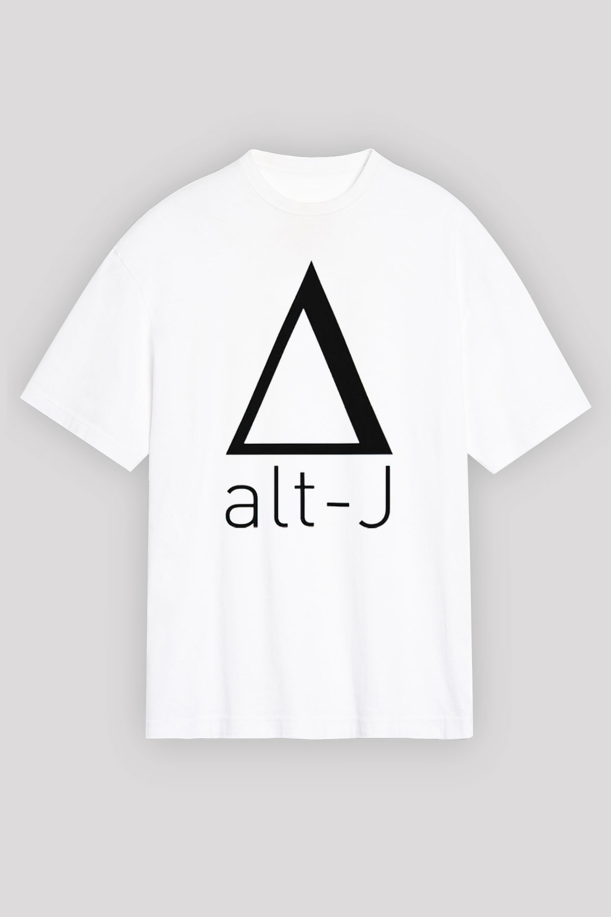 Alt-J Beyaz Unisex Tişört T-Shirt - TişörtFabrikası