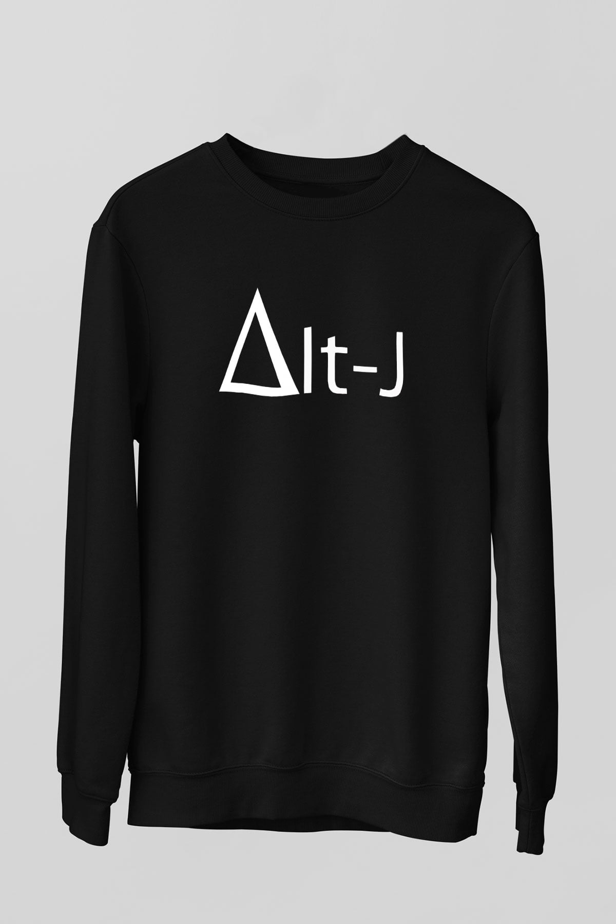 Alt-J Siyah Unisex Sweatshirt