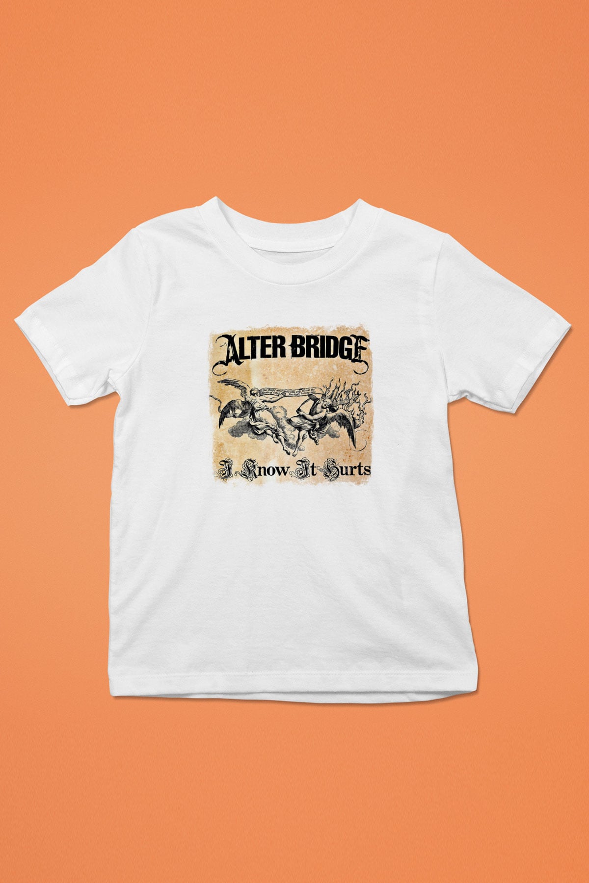 Alter Bridge Baskılı Unisex Beyaz Çocuk Tişört