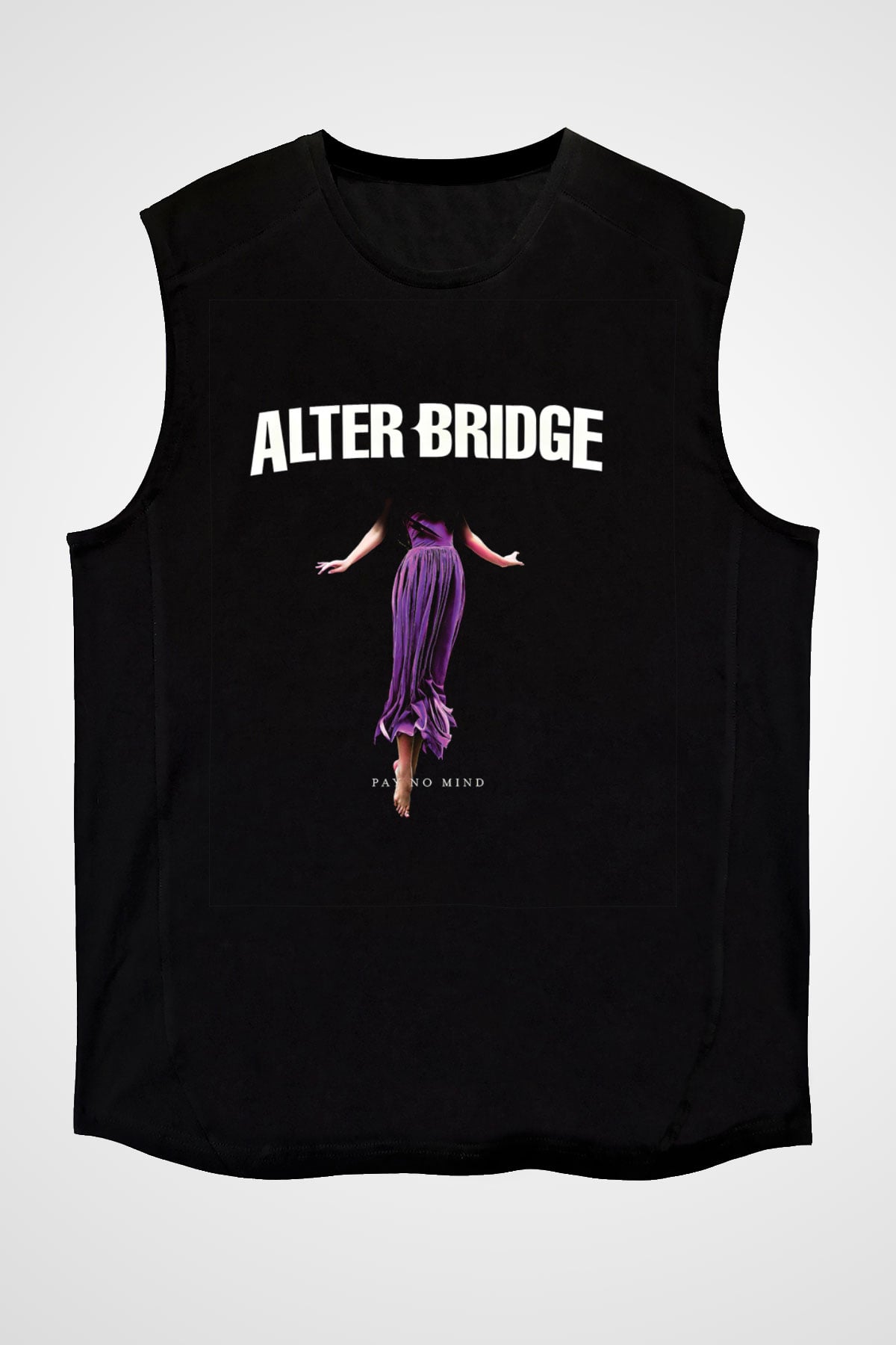 Alter Bridge Baskılı Unisex Siyah Kolsuz Tişört
