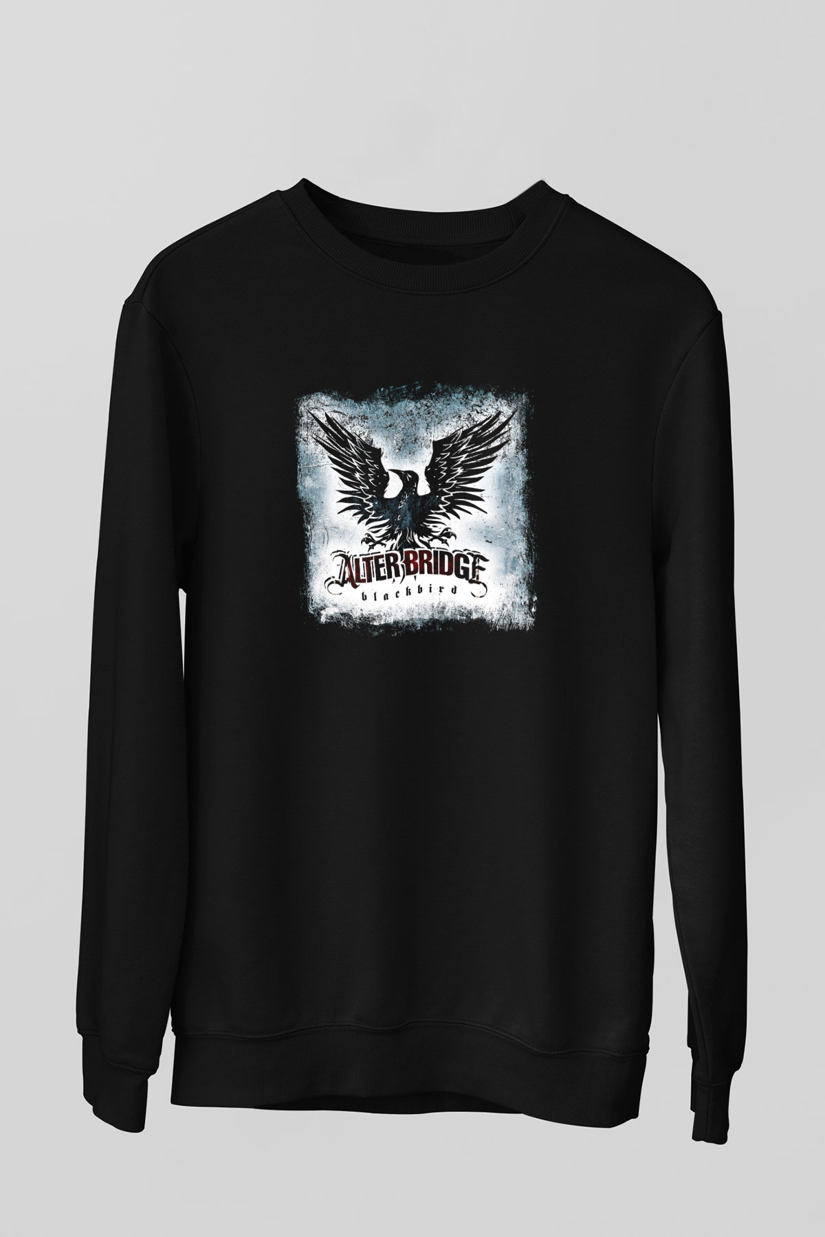 Alter Bridge Baskılı Unisex Siyah Sweatshirt