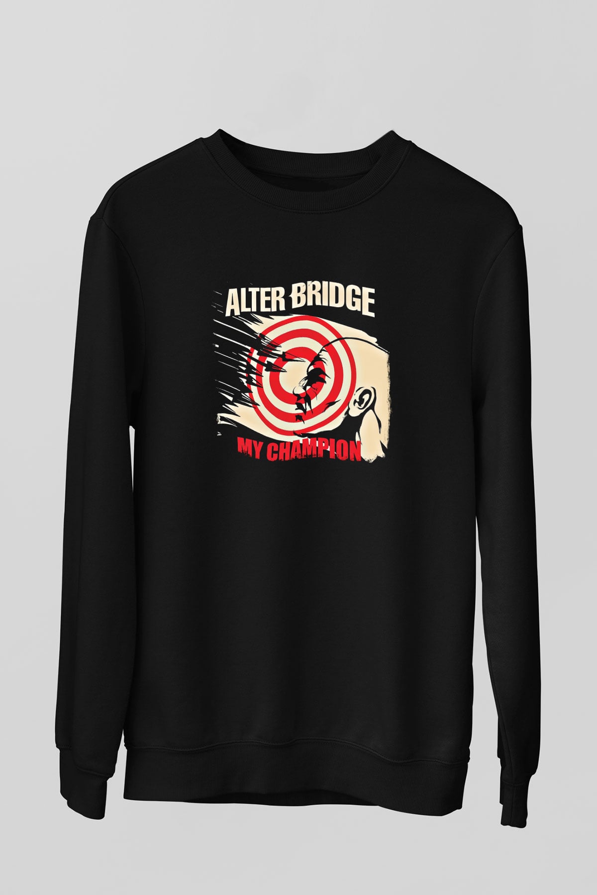 Alter Bridge Baskılı Unisex Siyah Sweatshirt