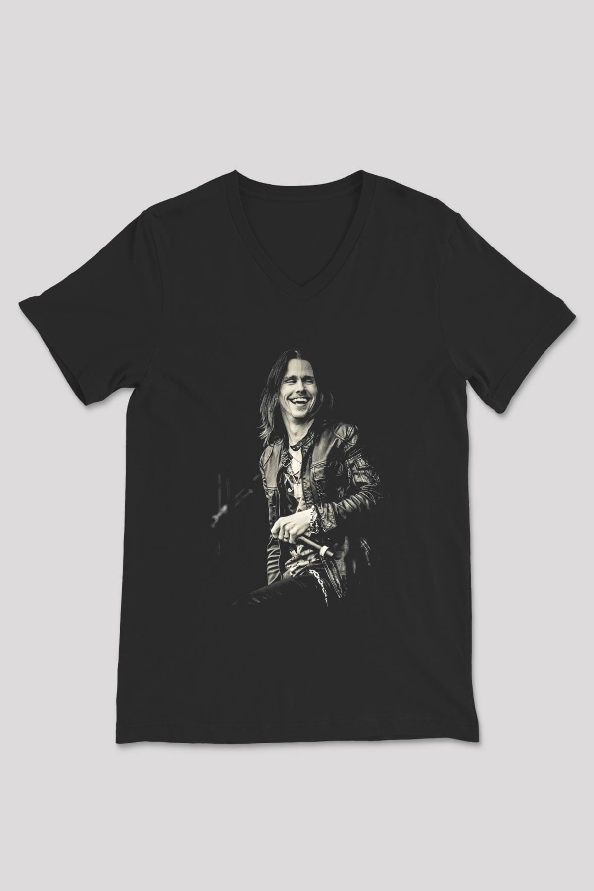 Alter Bridge Siyah Unisex V Yaka Tişört T-Shirt