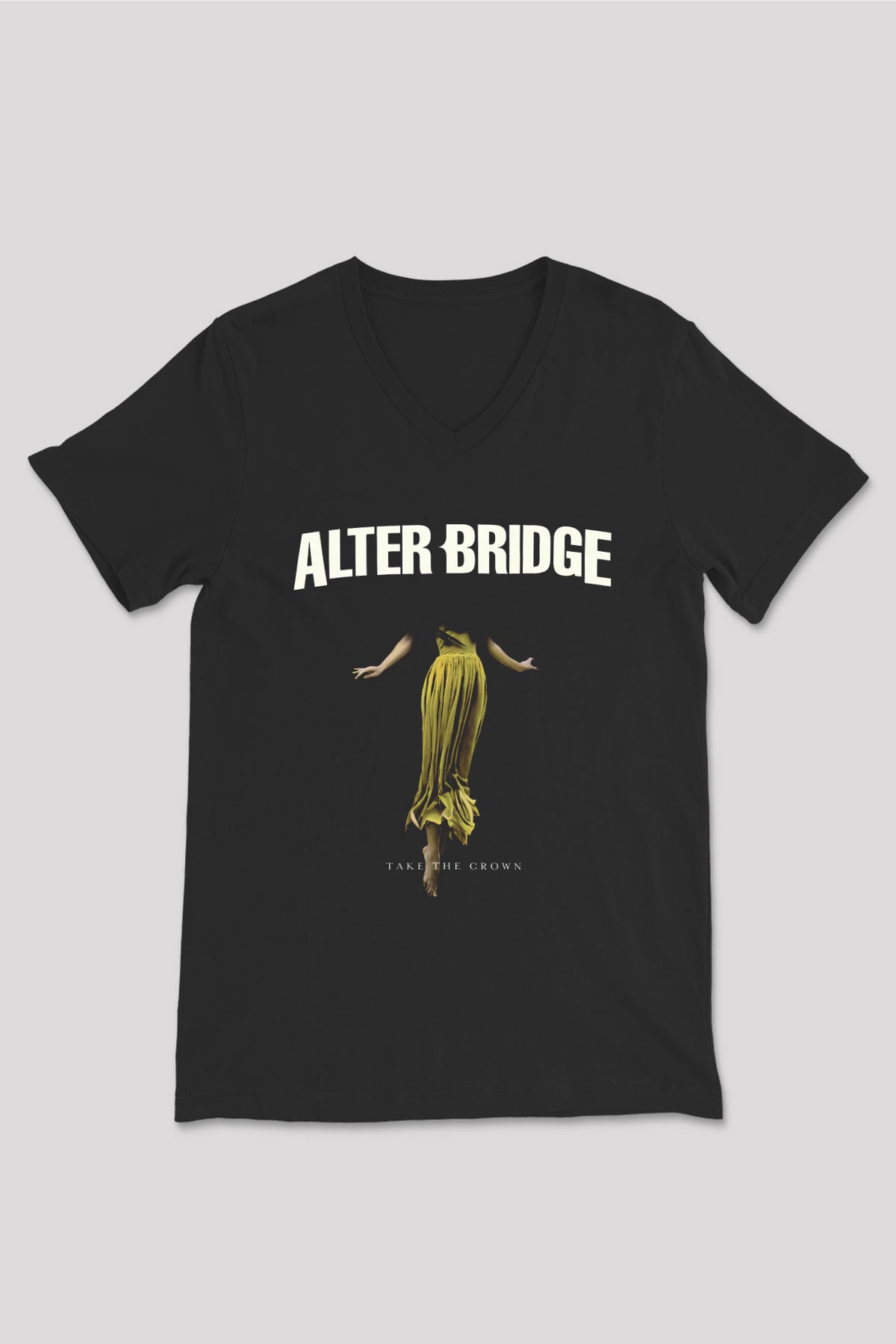 Alter Bridge Siyah Unisex V Yaka Tişört