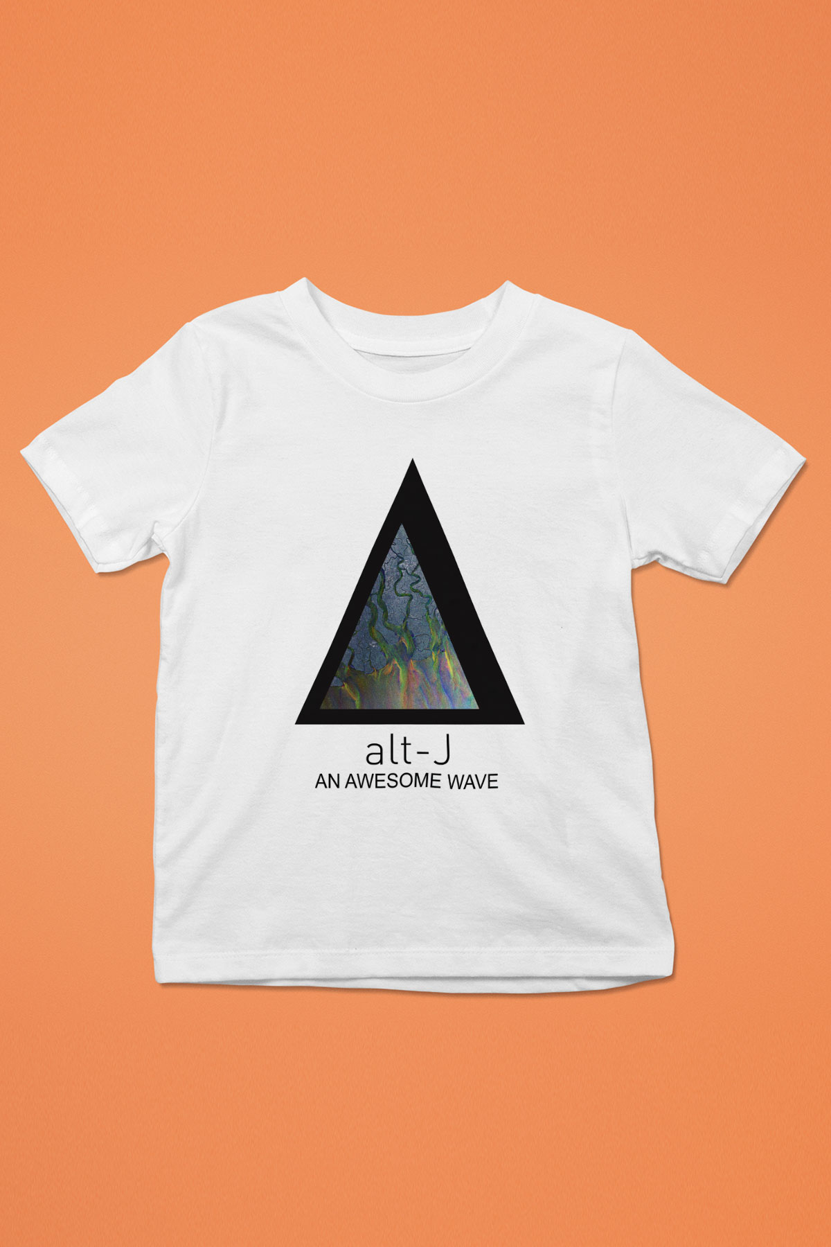 AltJ Baskılı Beyaz Unisex Çocuk Tişört