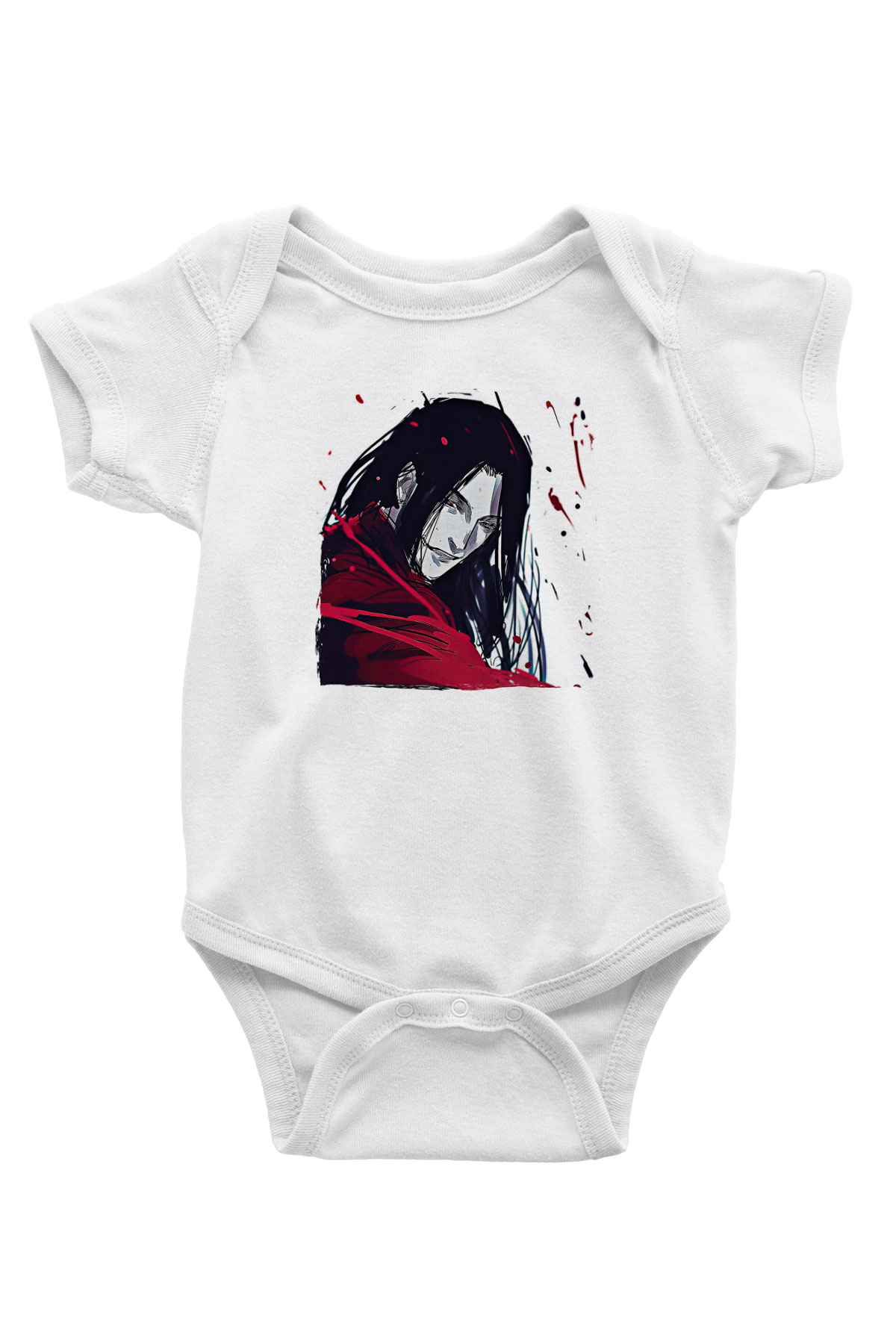 Alucard Baskılı Beyaz Unisex Bebek Body - Zıbın