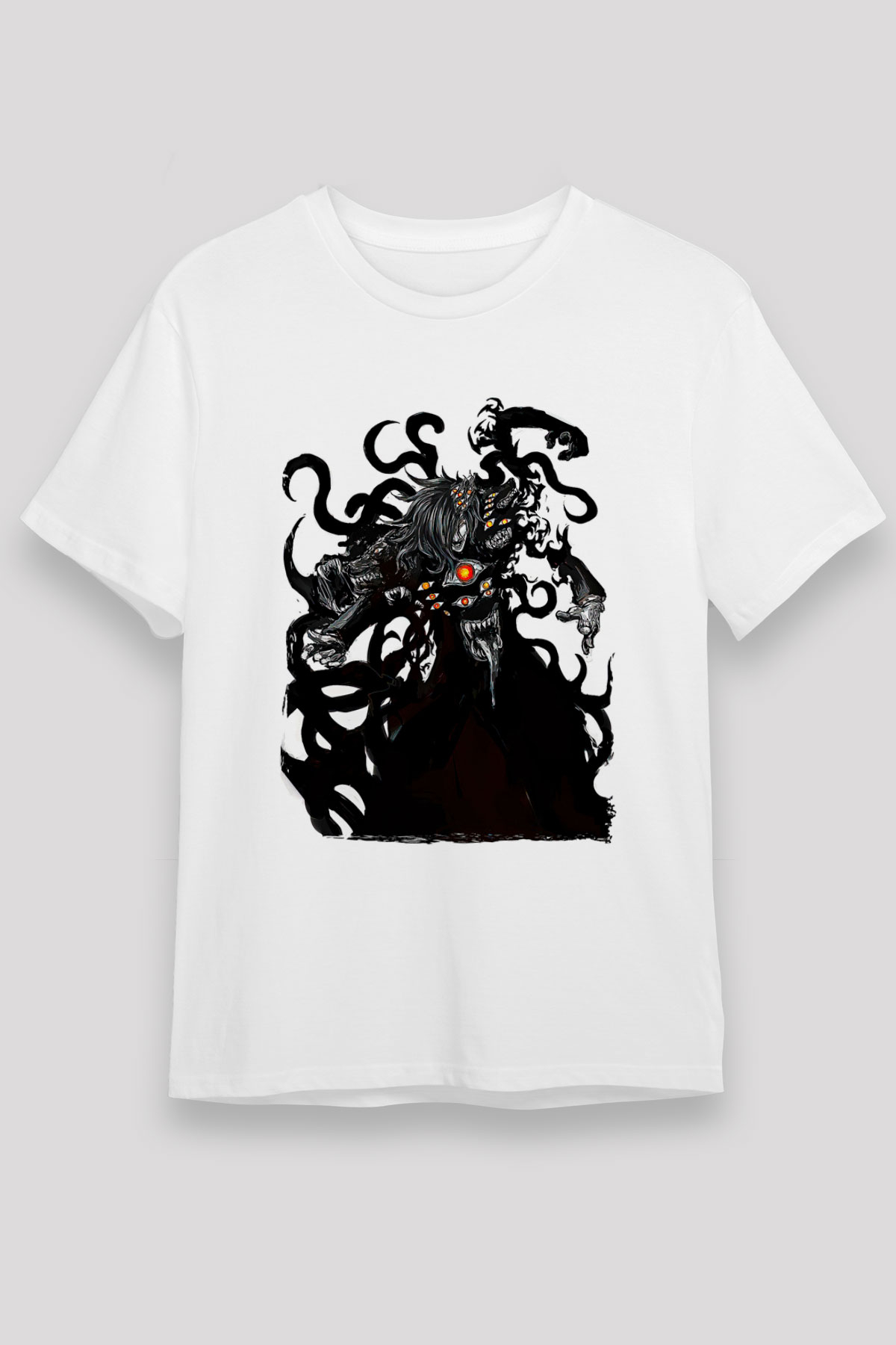 Alucard Unisex Baskılı Beyaz Tişört - Tshirt