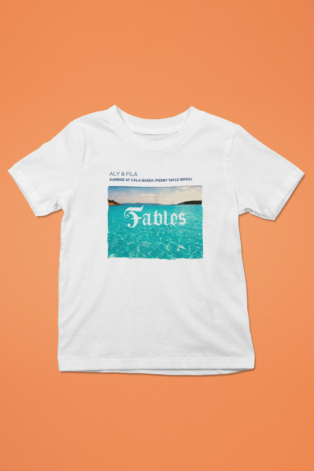 Aly & Fila Beyaz Unisex Çocuk Tişört