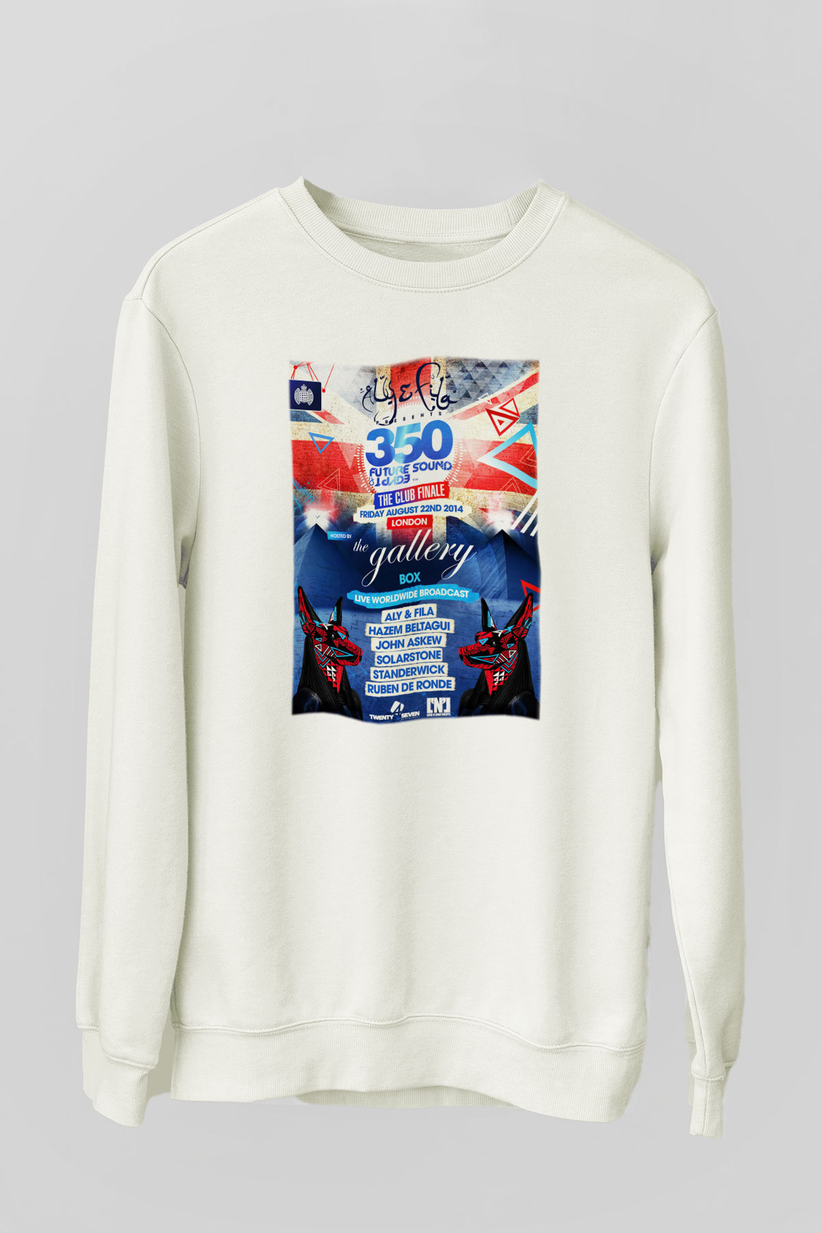 Aly & Fila Beyaz Unisex Sweatshirt