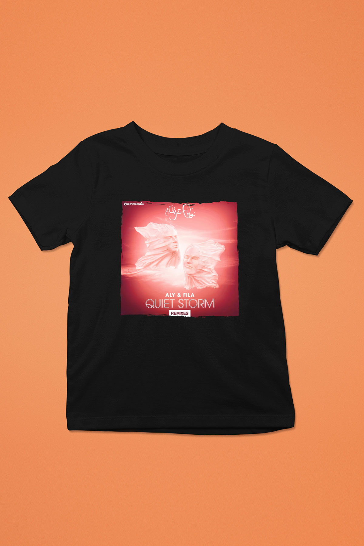 Aly & Fila Siyah Unisex Çocuk Tişört
