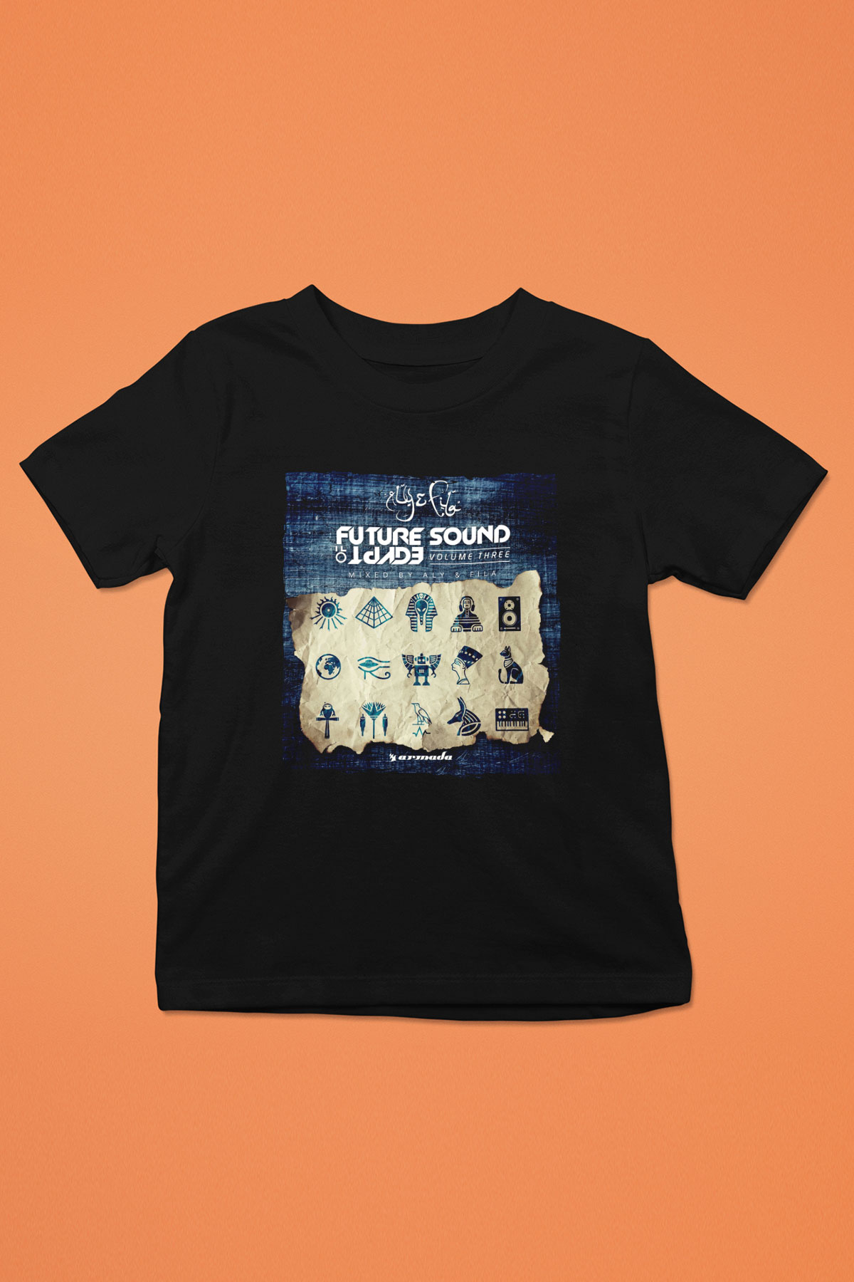 Aly & Fila Siyah Unisex Çocuk Tişört