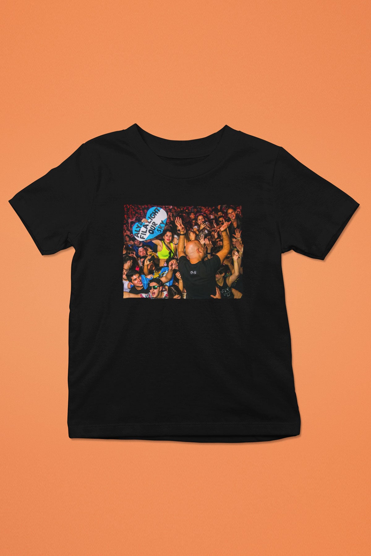 Aly & Fila Siyah Unisex Çocuk Tişört