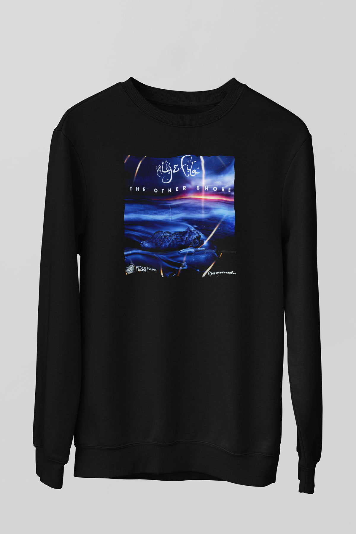 Aly & Fila Siyah Unisex Sweatshirt