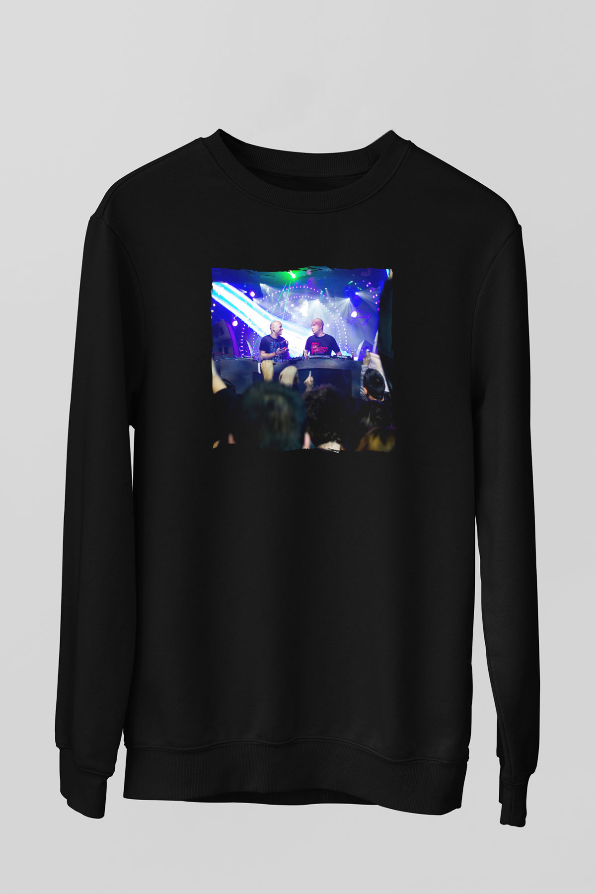 Aly & Fila Siyah Unisex Sweatshirt