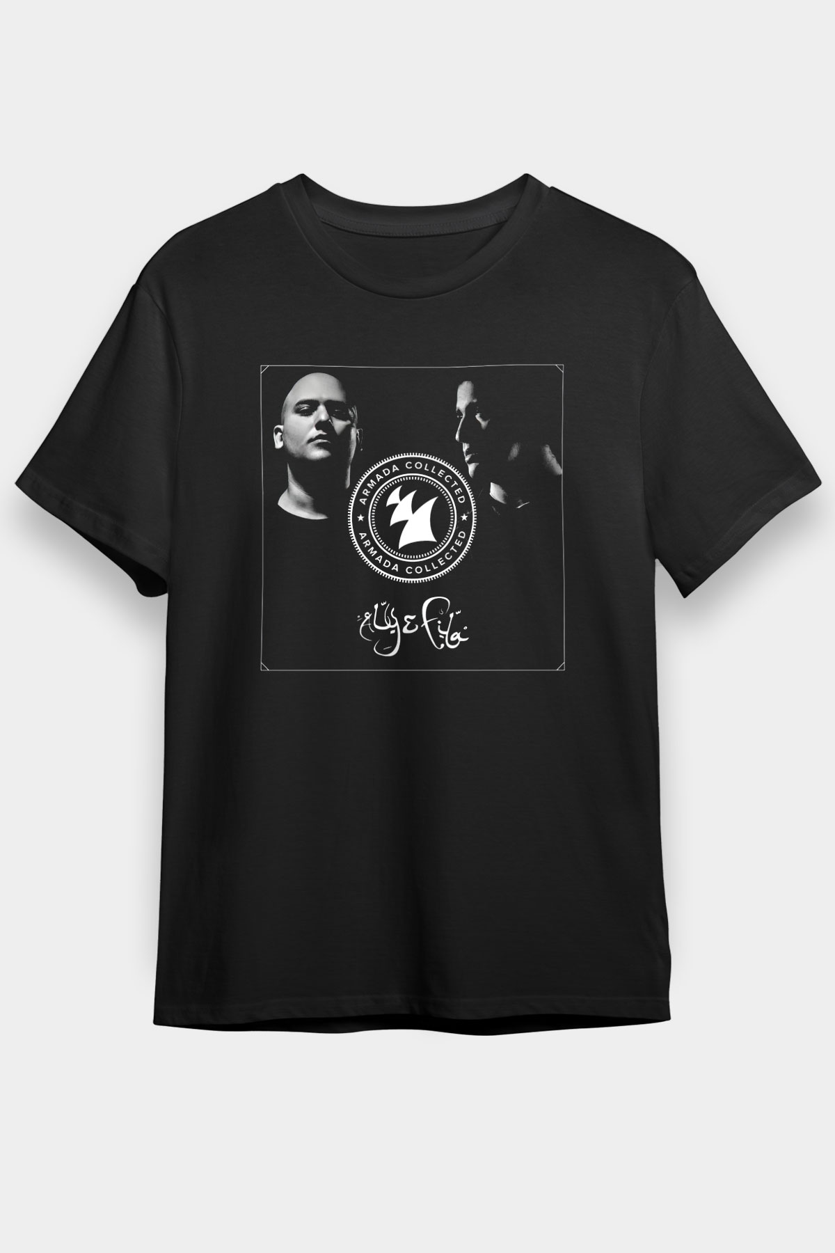 Aly & Fila Black Unisex Tee - STREETWEAR