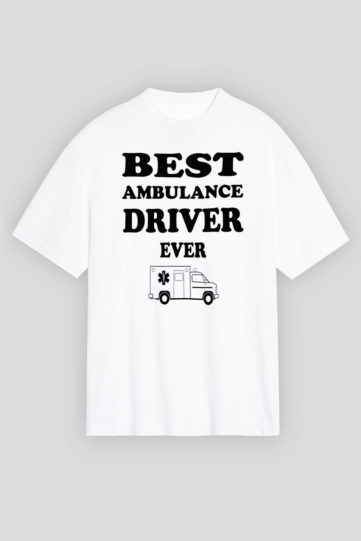 Ambulans şoförü Beyaz Unisex Tişört T-Shirt - TişörtFabrikası