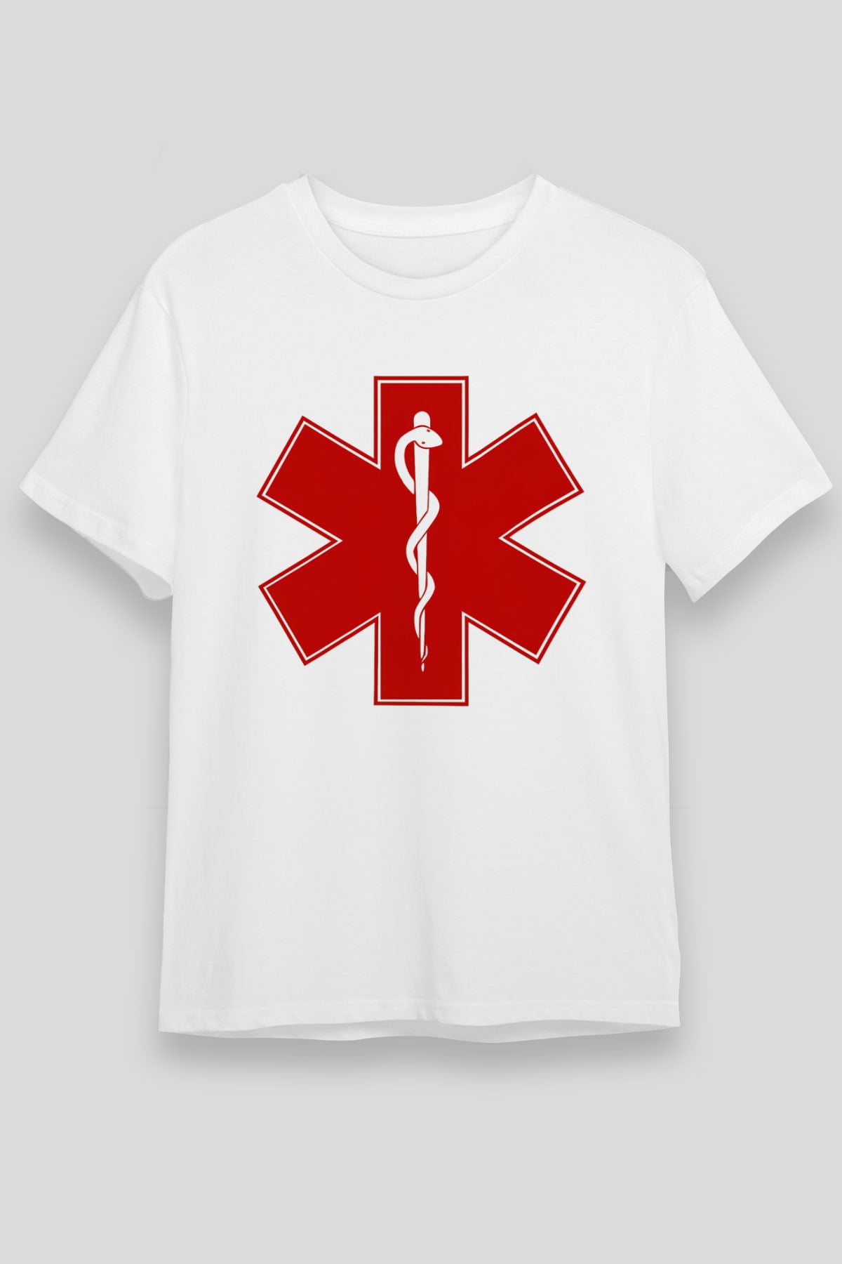 Ambulans şoförü Beyaz Unisex Tişört T-Shirt - TişörtFabrikası