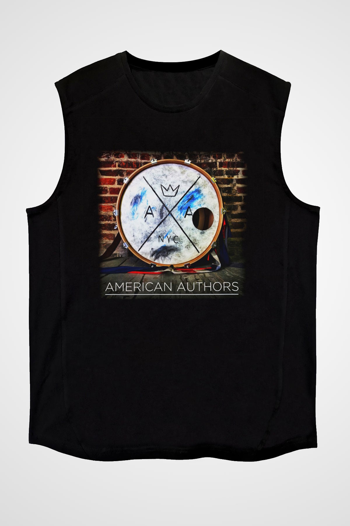 American Authors Siyah Unisex Kolsuz Tişört