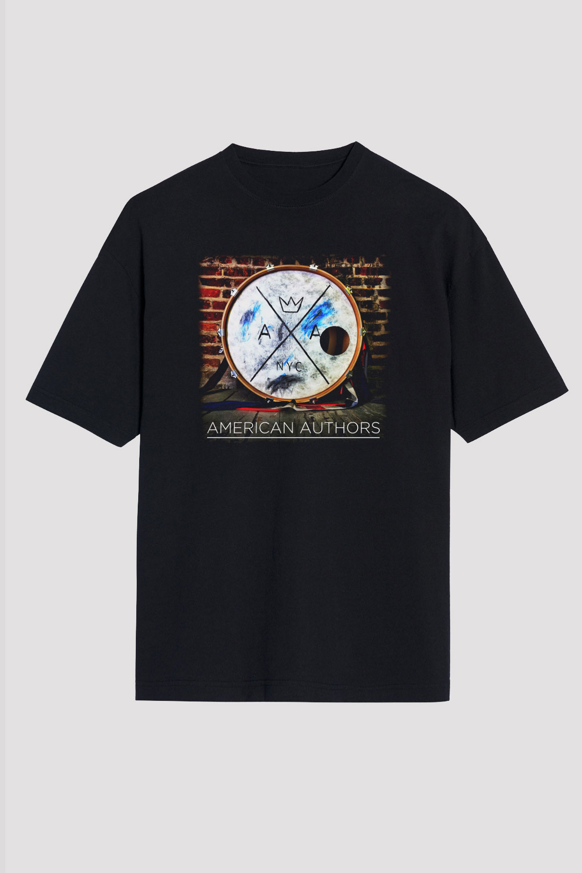 American Authors Siyah Unisex Tişört T-Shirt - TişörtFabrikası