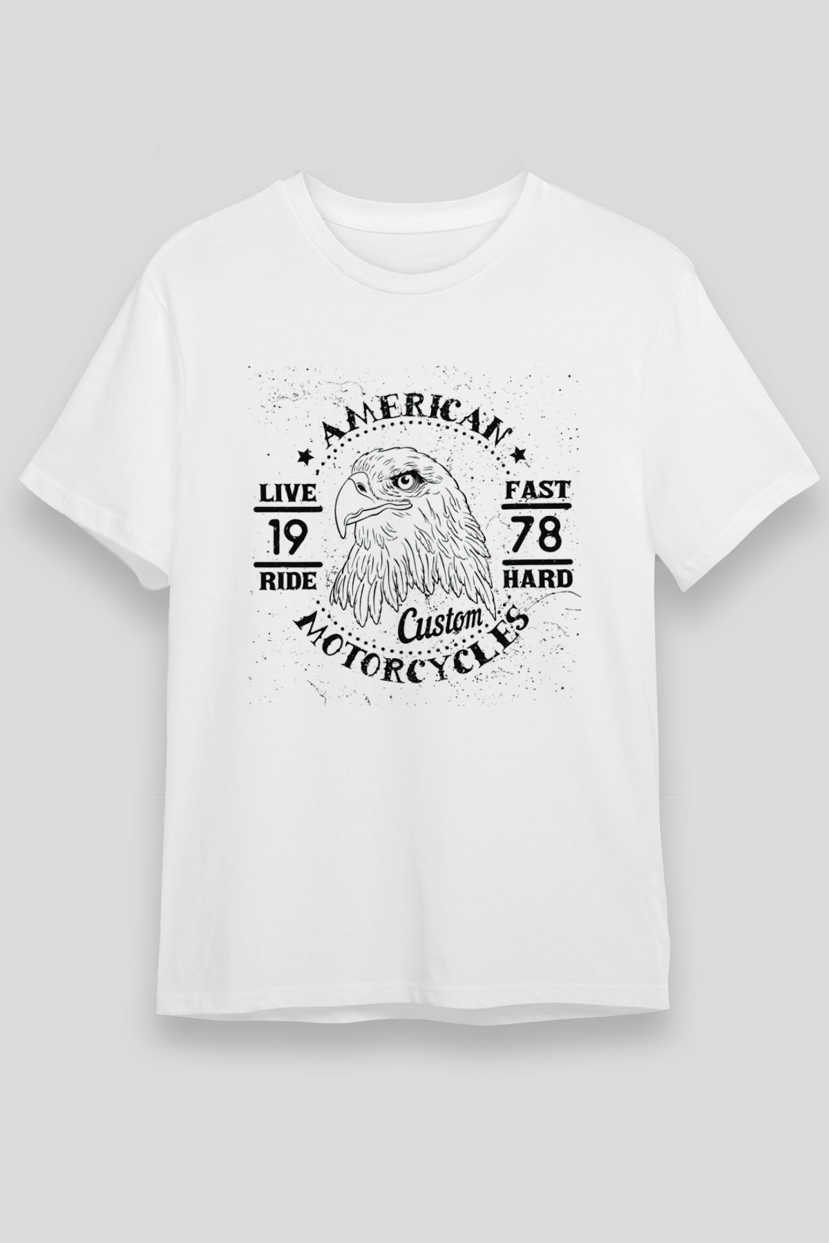 American Eagle Beyaz Unisex Tişört T-Shirt