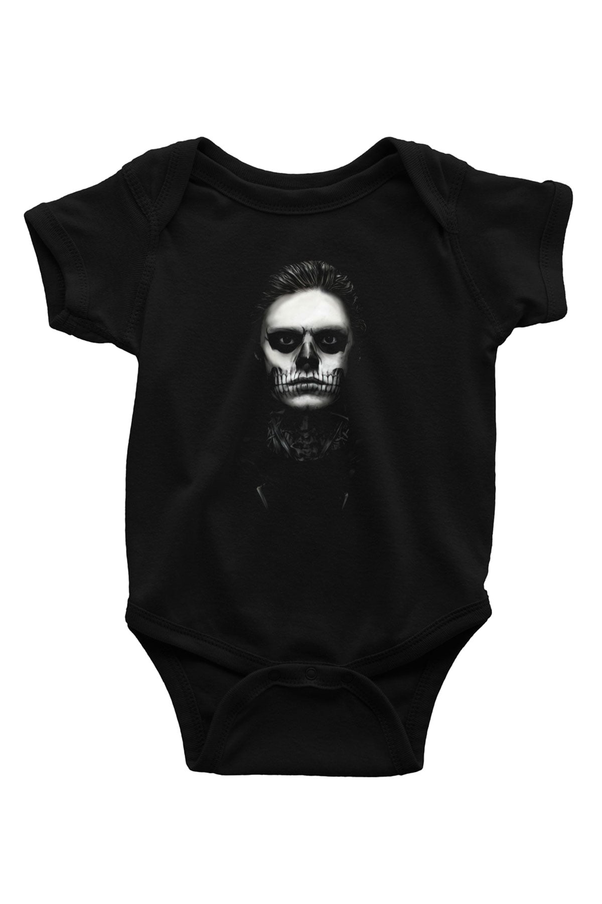 American Horror Story Baskılı Siyah Bebek Body - Zıbın