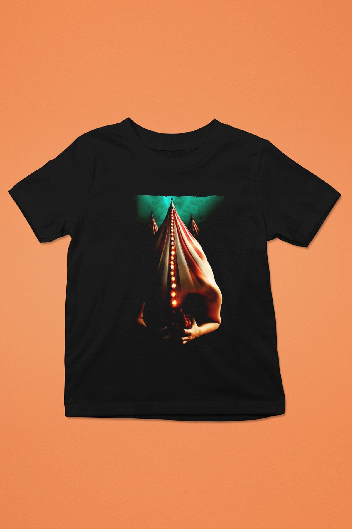 American Horror Story Baskılı Siyah Unisex Çocuk Tişört