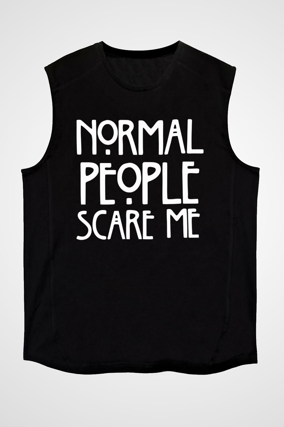 American Horror Story Normal People Scare Me Siyah Unisex Kolsuz Tişört