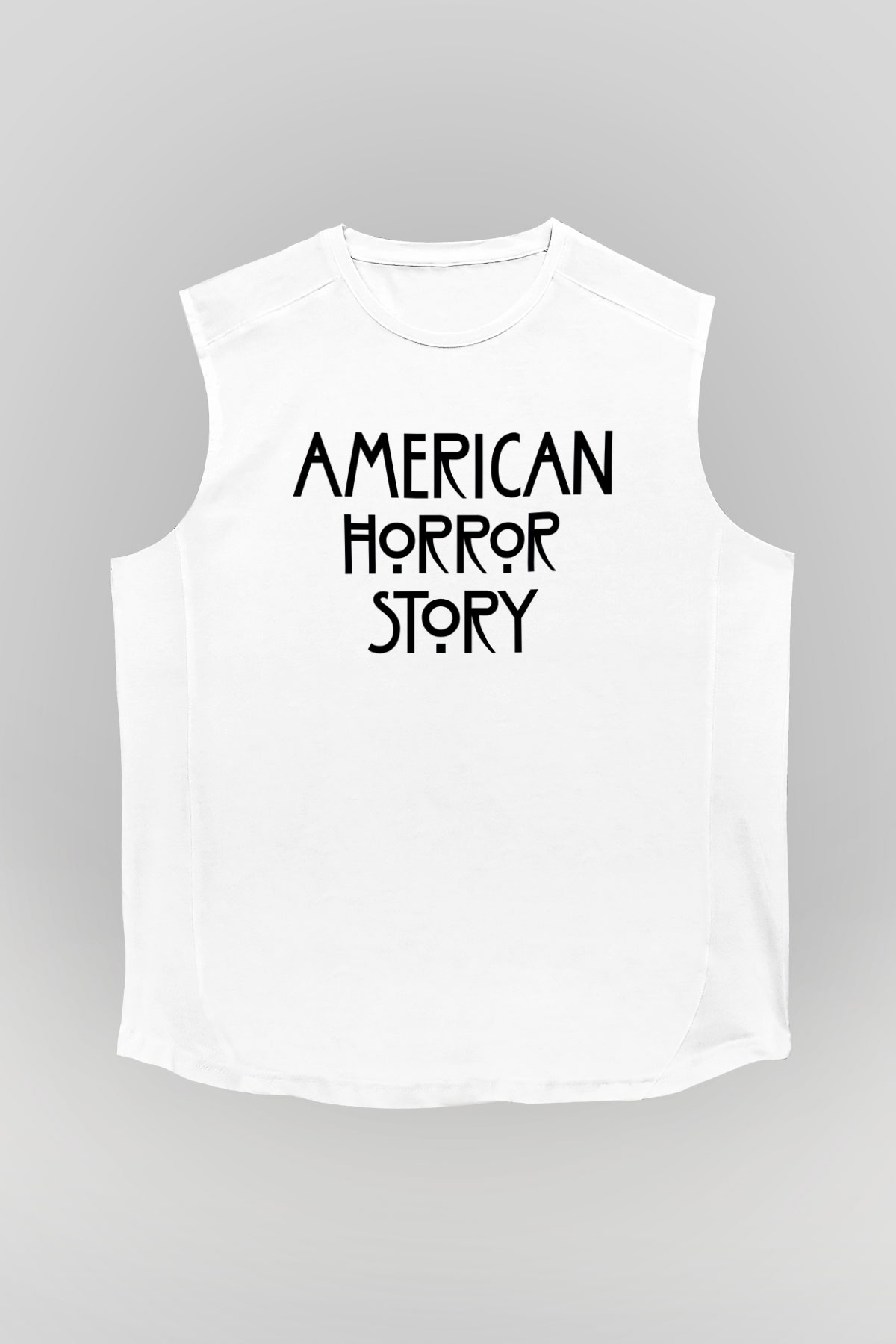 American Horror Story Normal People Scare Me Beyaz Unisex Kolsuz Tişört