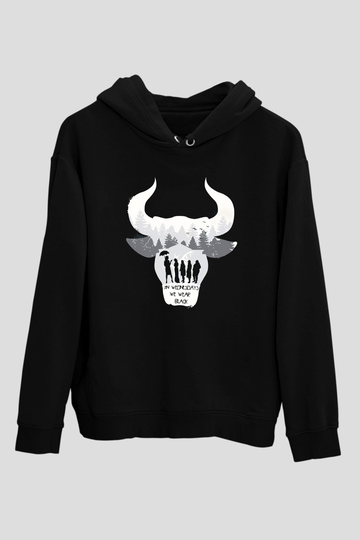 American Horror Story Siyah Unisex Hoodie
