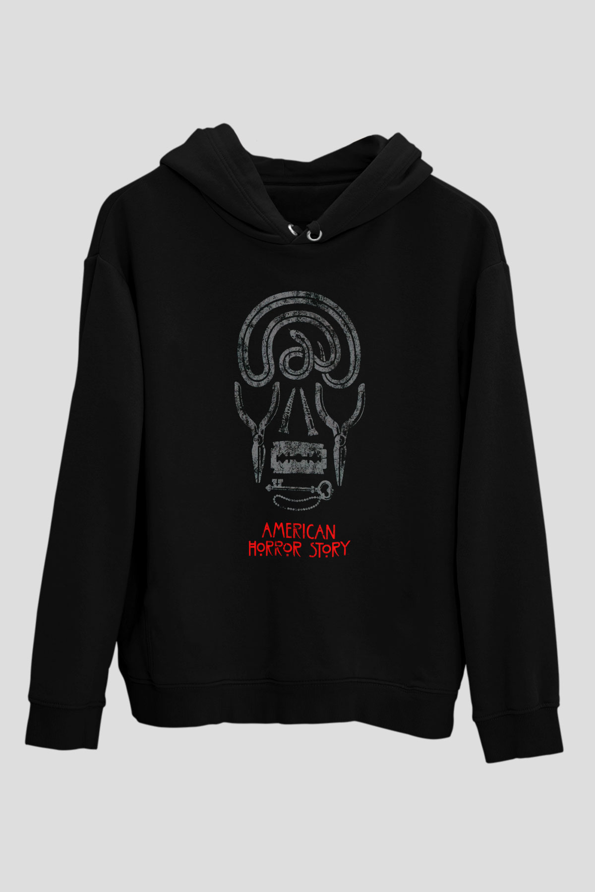 American Horror Story Siyah Unisex Hoodie