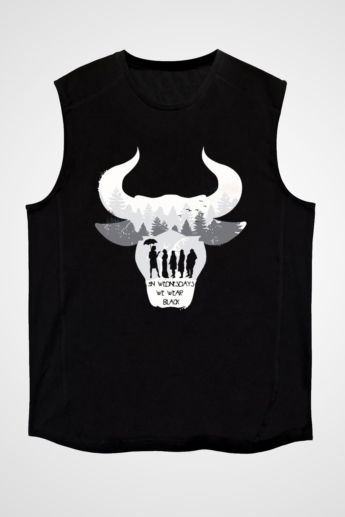 American Horror Story Siyah Unisex Kolsuz Tişört