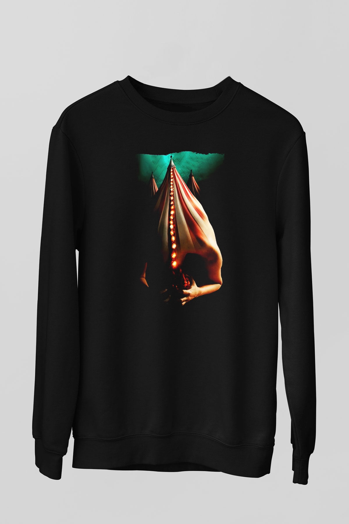 American Horror Story Siyah Unisex Sweatshirt