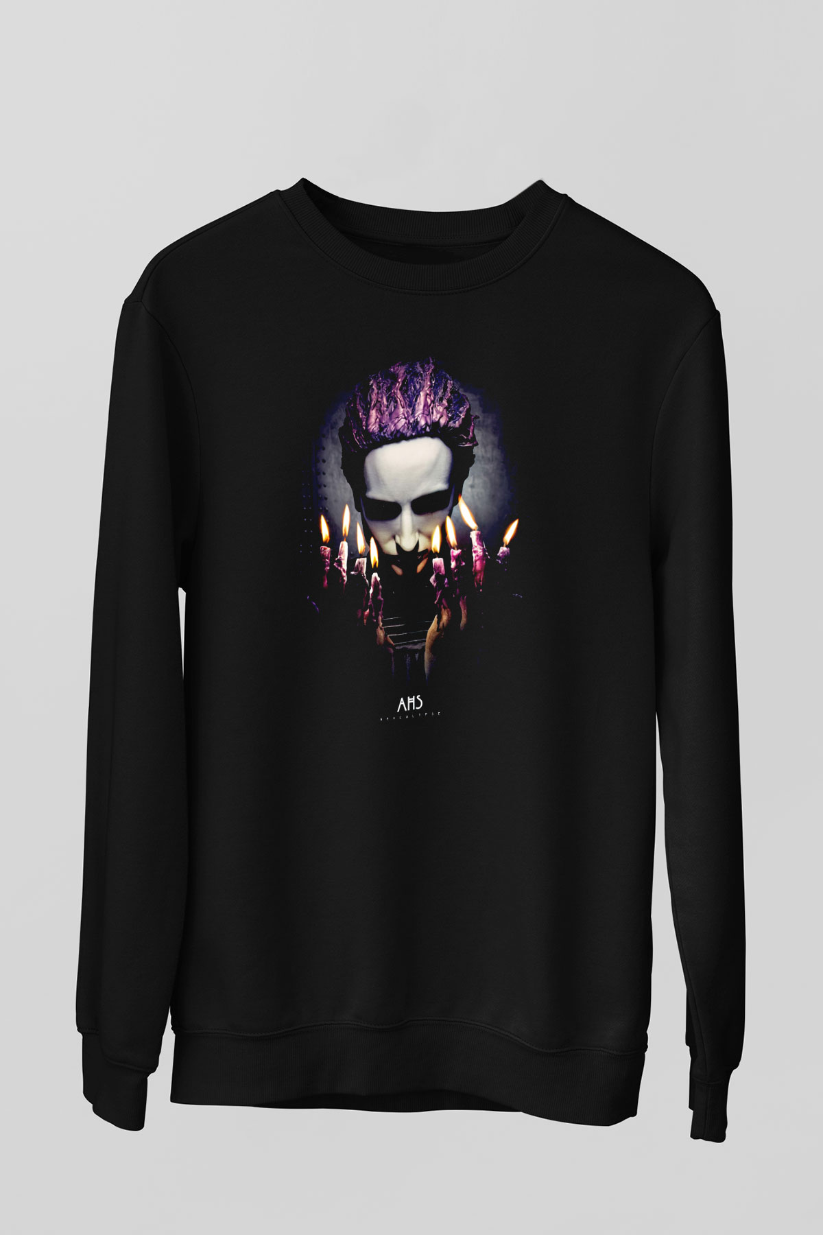 American Horror Story Siyah Unisex Sweatshirt