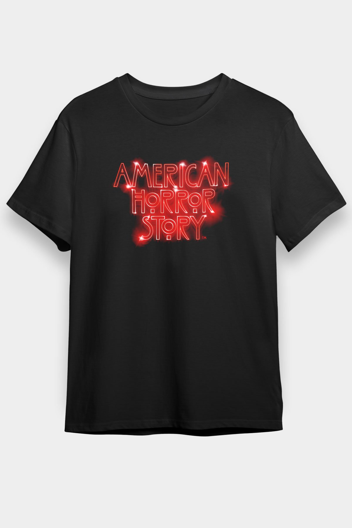 American Horror Story Siyah Unisex Graphic Tee - STREETWEAR