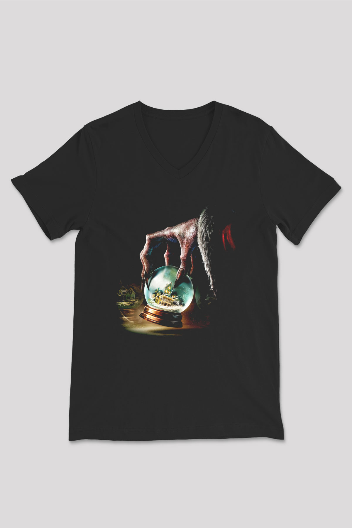 American Horror Story Siyah Unisex V Yaka Tişört T-Shirt