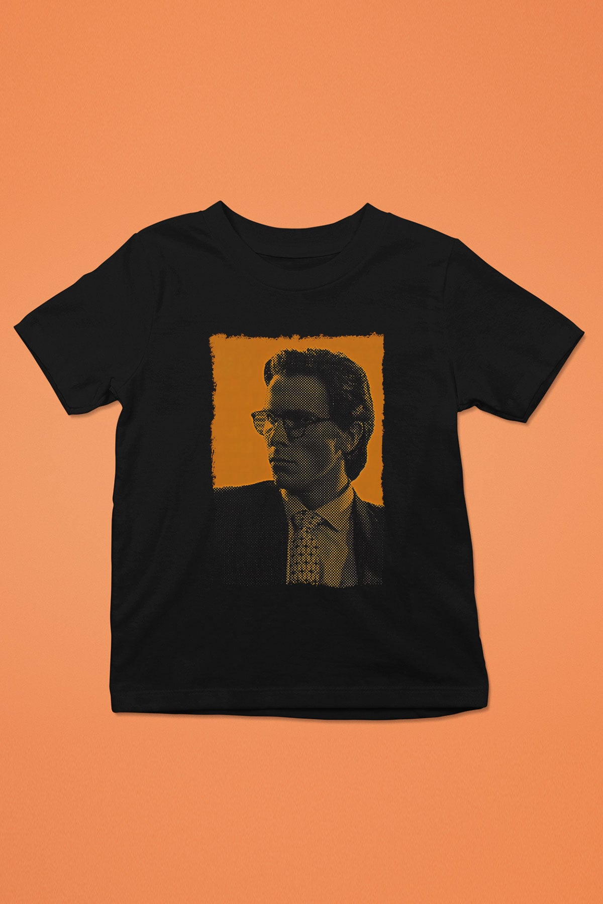 American Psycho Baskılı Unisex Siyah Çocuk Tişört - Tshirt