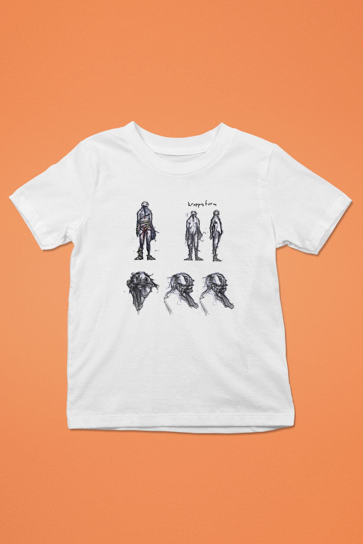 Amnesia Baskılı Beyaz Unisex Beyaz Çocuk Tişört - Tshirt