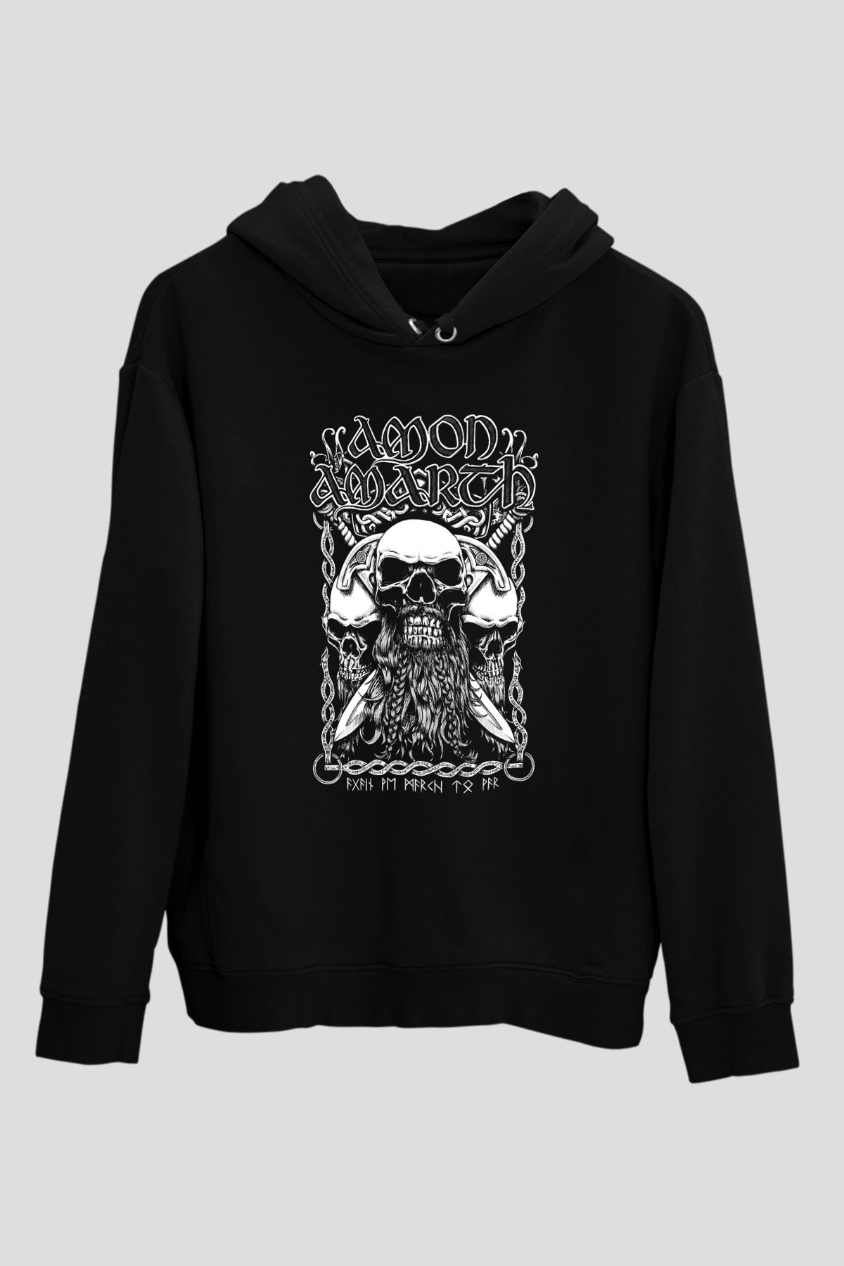 Amon Amarth Siyah Unisex Hoodie